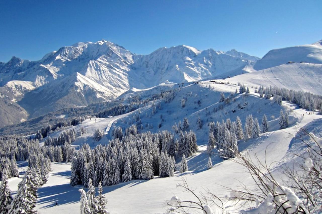 Appartement Agreable A Saint Gervais Les Bains 30 M² Piscine Partagee 外观 照片
