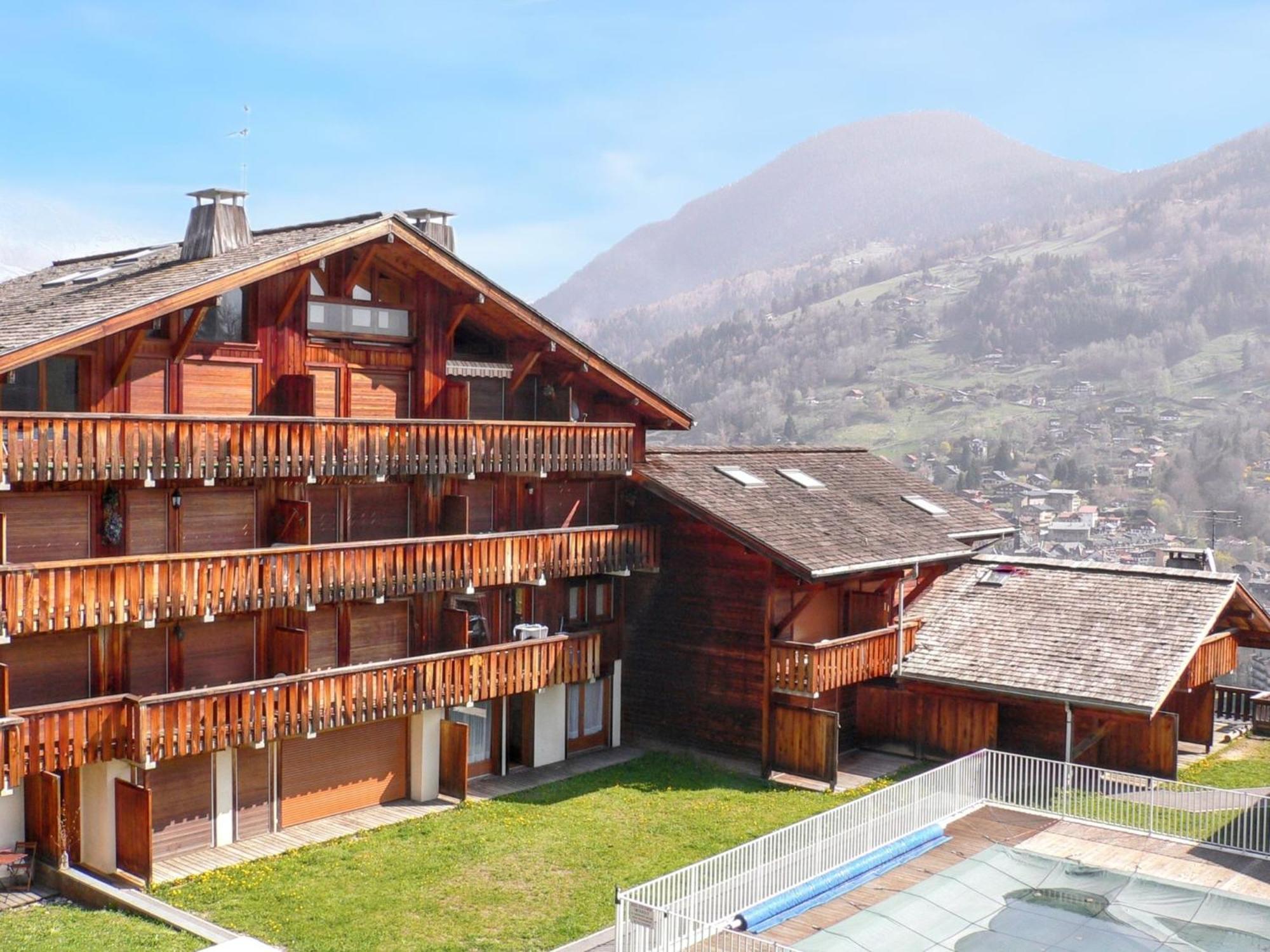 Appartement Agreable A Saint Gervais Les Bains 30 M² Piscine Partagee 外观 照片